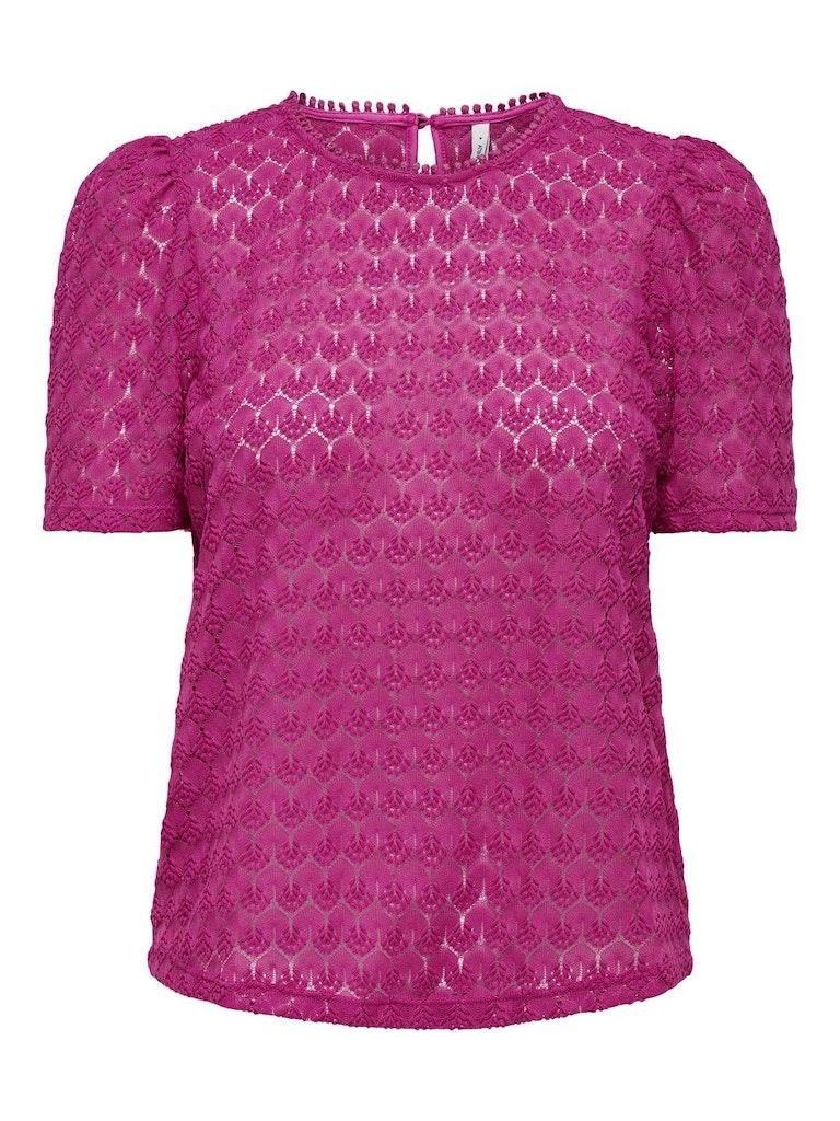 ONLY ONLLEA S/S RUFFLES TOP JRS NOOS Dames Top - Maat L