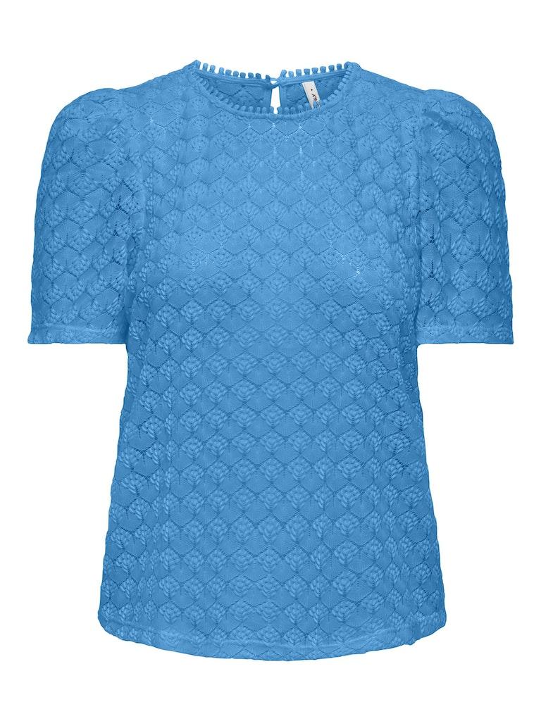 ONLLEA S/S RUFFLES TOP JRS NOOS