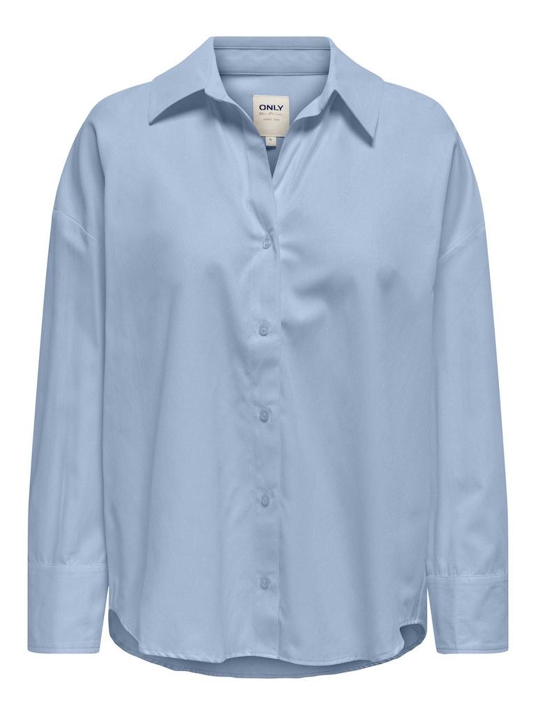 Cashmere Blue Solo Shirt Geweven Only , Blue , Dames