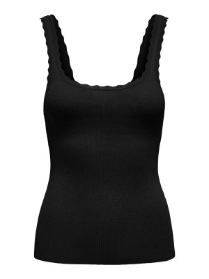 Only ONLGEMMA SL U-NECK KNT NOOS Black | Freewear ONLGEMMA SL U-NECK KNT NOOS - www.freewear.nl - Freewear