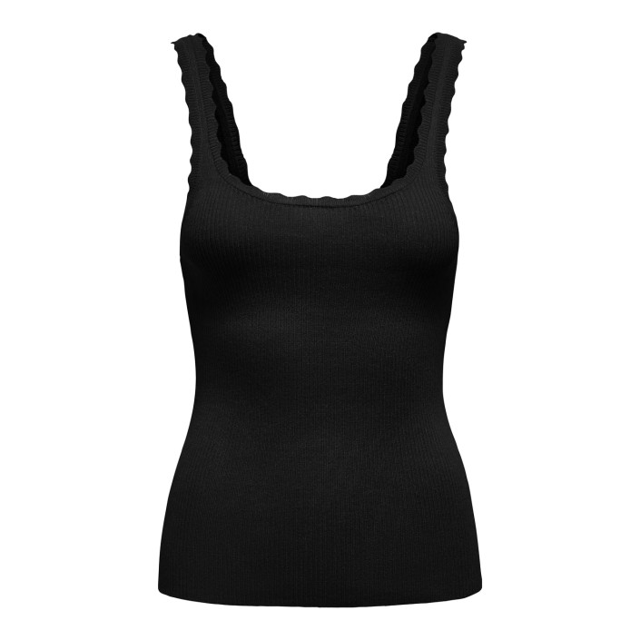 Only ONLGEMMA SL U-NECK KNT NOOS Black | Freewear ONLGEMMA SL U-NECK KNT NOOS - www.freewear.nl - Freewear