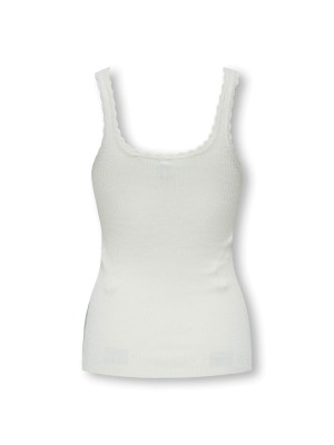 Only ONLGEMMA SL U-NECK KNT NOOS Cloud Dancer | Freewear ONLGEMMA SL U-NECK KNT NOOS - www.freewear.nl - Freewear