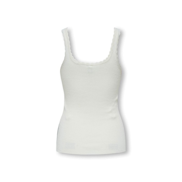 Only ONLGEMMA SL U-NECK KNT NOOS Cloud Dancer | Freewear ONLGEMMA SL U-NECK KNT NOOS - www.freewear.nl - Freewear