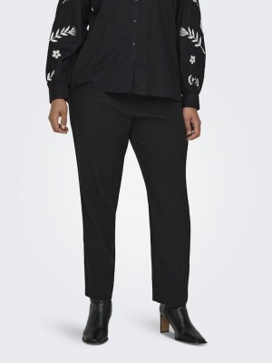 Carmakoma CARVERONICA-ELLY LIFE HW PANT TLR Black | Freewear CARVERONICA-ELLY LIFE HW PANT TLR - www.freewear.nl - Freewear