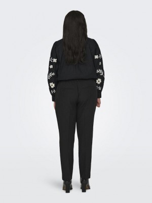 Carmakoma CARVERONICA-ELLY LIFE HW PANT TLR Black | Freewear CARVERONICA-ELLY LIFE HW PANT TLR - www.freewear.nl - Freewear
