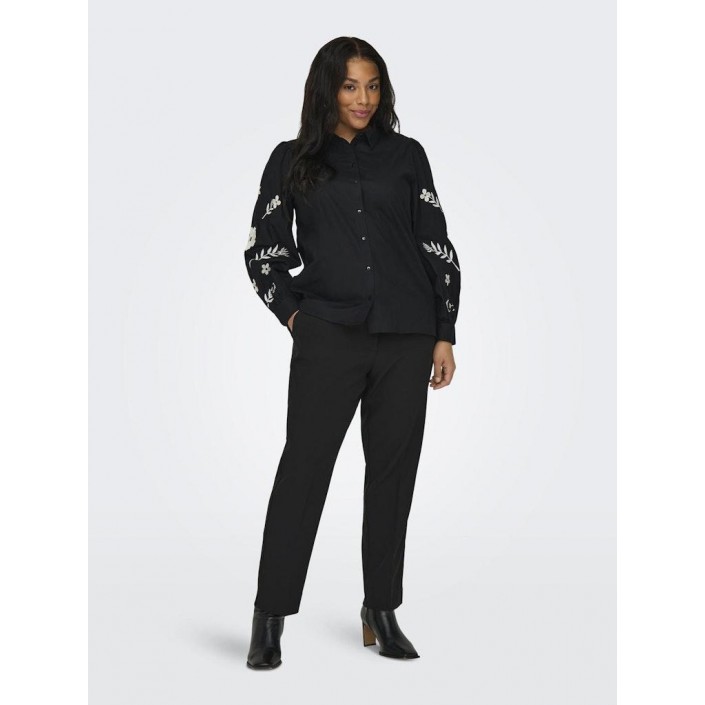 Carmakoma CARVERONICA-ELLY LIFE HW PANT TLR Black | Freewear CARVERONICA-ELLY LIFE HW PANT TLR - www.freewear.nl - Freewear