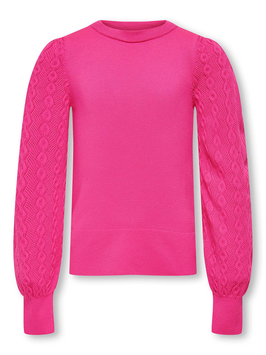 ONLY KOGSYLVIA LS STRUCTURE O-NECK KNT Meisjes Trui - Maat 158/164