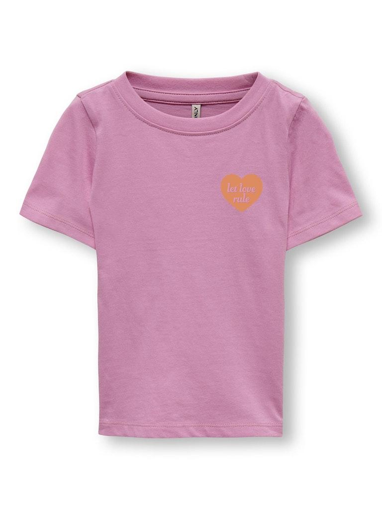 Only Kids Kmgsenna S/s Heart Top Box Jrs