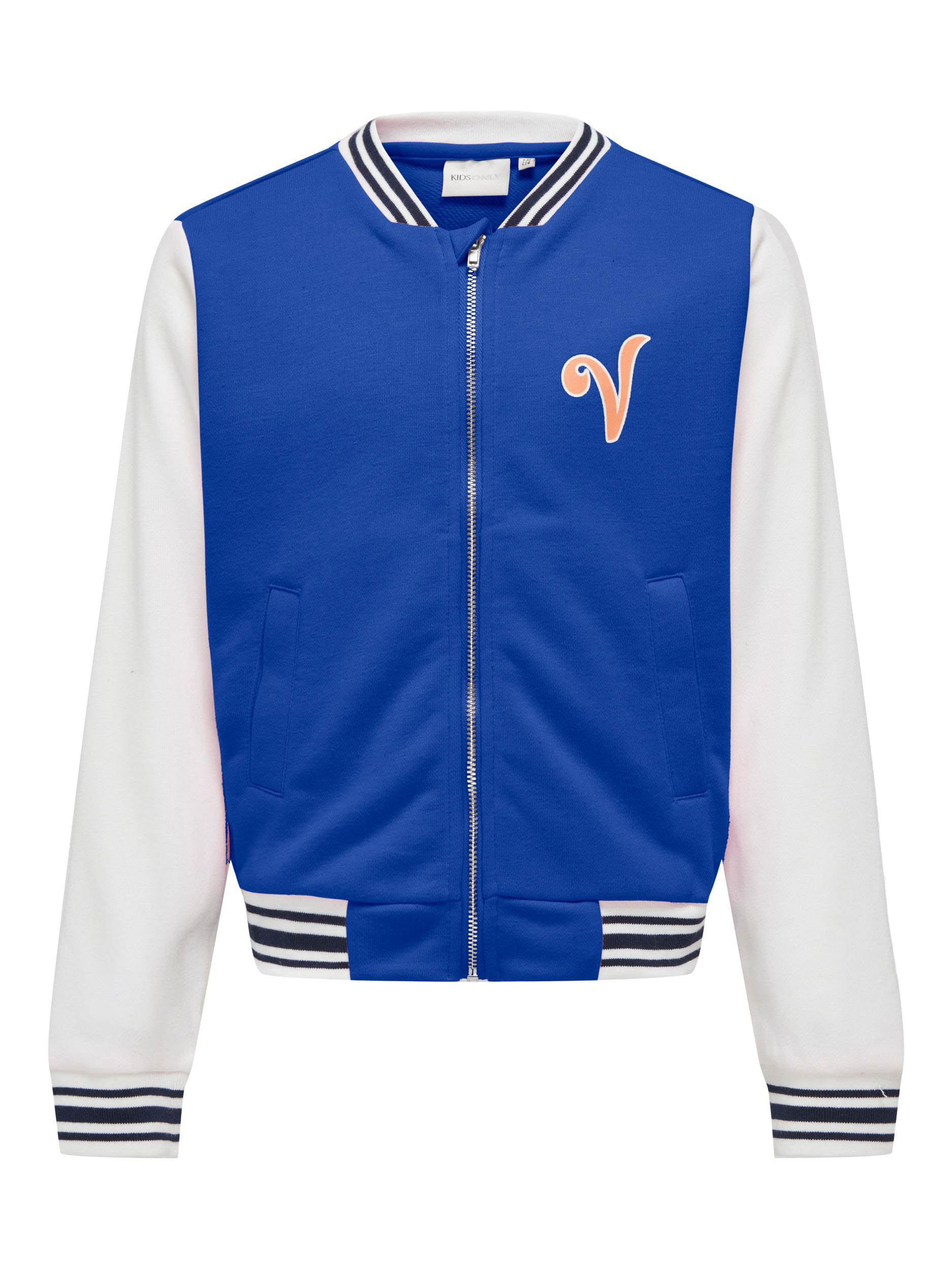 ONLY KOGCONNIE L/S MARAIS BOMBER JACKET SWT Meisjes Jas - Maat 110/116