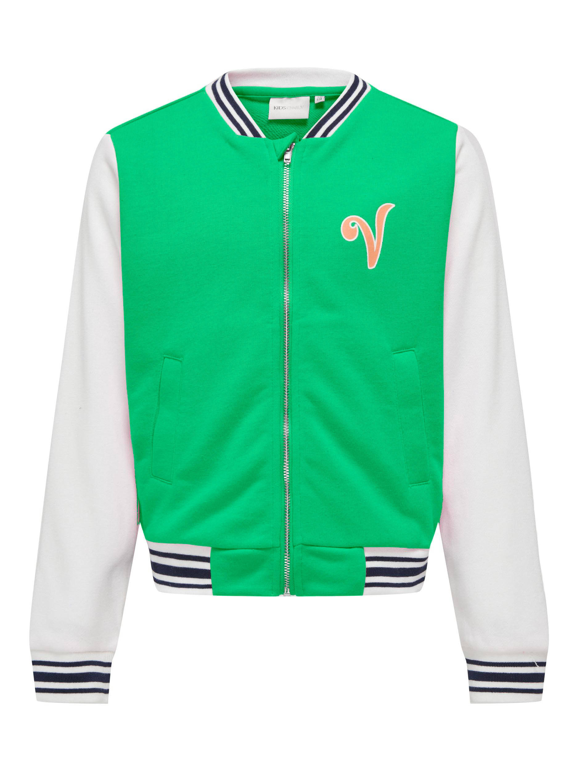 ONLY KOGCONNIE L/S MARAIS BOMBER JACKET SWT Meisjes Jas - Maat 110/116