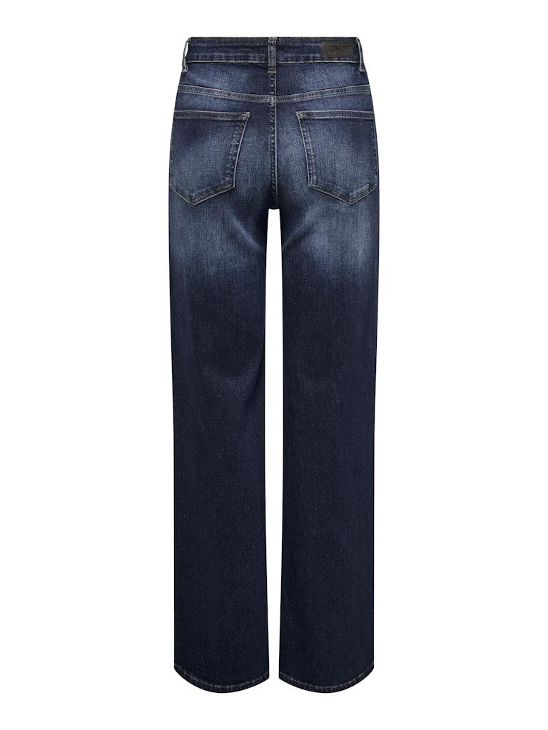 Only Jeans Onlmadison Blush Hw Wide Dnm Rea081 15318405 Dark Blue Denim Dames Maat - W30 X L30