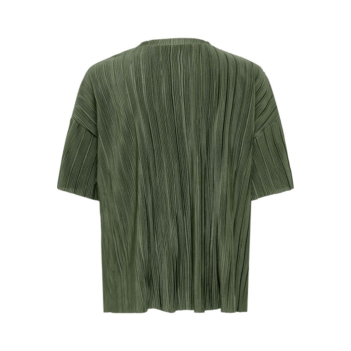 Only ONLRAVENNA S/S PLISSE TOP NOOS JRS Four Leaf Clover | Freewear ONLRAVENNA S/S PLISSE TOP NOOS JRS - www.freewear.nl - Freewear