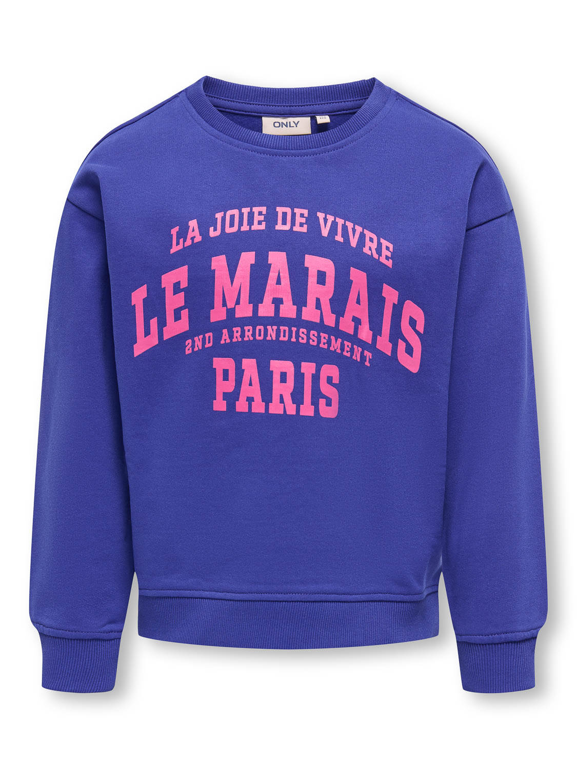 Kids ONLY zomer sweatshirt L/S meisjes - kobalt blauw - Kogditte