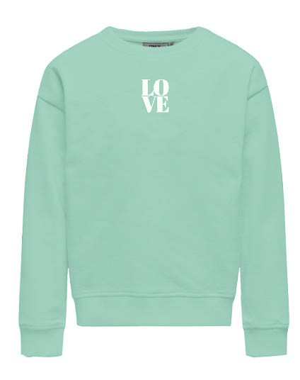 Kids ONLY zomer sweatshirt L/S meisjes - groen - Kogditte