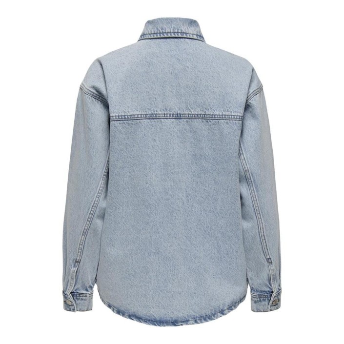 Only ONLMERCURY LS OVS RHINEST DNM JACKE: Light Blue Denim | Freewear ONLMERCURY LS OVS RHINEST DNM JACKE: - www.freewear.nl - Freewear