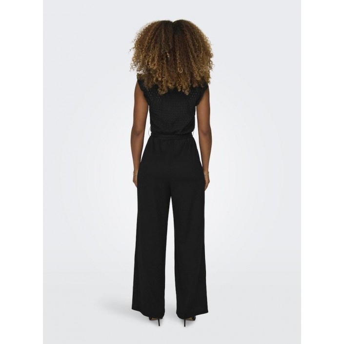 Only ONLELISA S/L V-NECK JUMPSUIT JRS Black | Freewear ONLELISA S/L V-NECK JUMPSUIT JRS - www.freewear.nl - Freewear