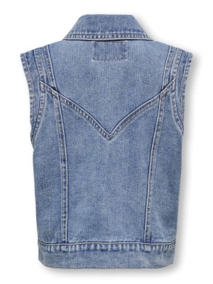 Only KOGKENNEDY SL DNM WAISTCOAT BJ Medium Blue Denim | Freewear KOGKENNEDY SL DNM WAISTCOAT BJ - www.freewear.nl - Freewear