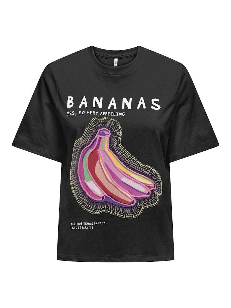 ONLY ONLBLINIS LIFE S/S FRUIT TOP BOX JRS Dames T-shirt - Maat L