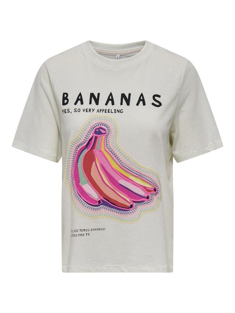 ONLY ONLBLINIS LIFE S/S FRUIT TOP BOX JRS Dames T-shirt - Maat L