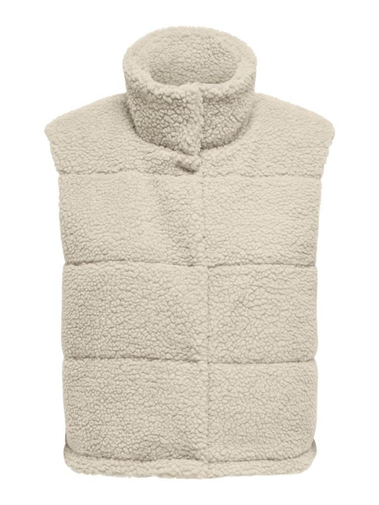 Only Onlsandra Teddy Waistcoat Life Cc O: