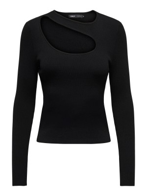 Only ONLMEDDI LS PEEK-A-BOO O-NECK CC CS: Black | Freewear ONLMEDDI LS PEEK-A-BOO O-NECK CC CS: - www.freewear.nl - Freewear