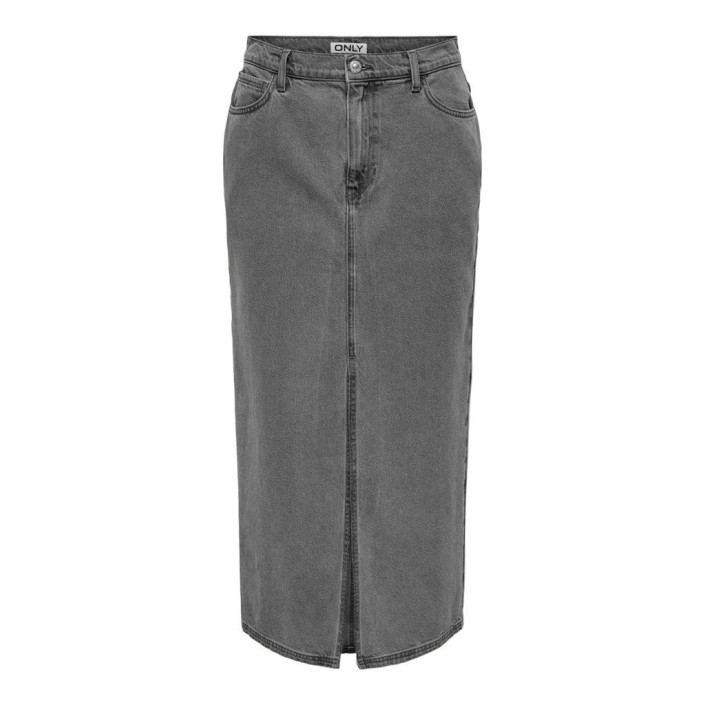 Only ONLSOPHIE MW LONG SKIRT DNM Medium Grey Denim | Freewear ONLSOPHIE MW LONG SKIRT DNM - www.freewear.nl - Freewear