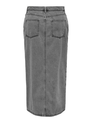 Only ONLSOPHIE MW LONG SKIRT DNM Medium Grey Denim | Freewear ONLSOPHIE MW LONG SKIRT DNM - www.freewear.nl - Freewear