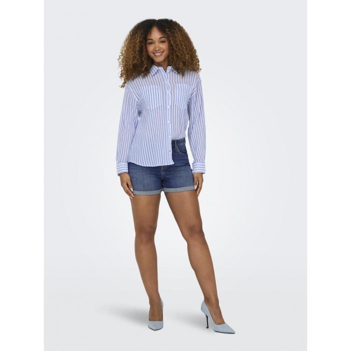 Only ONLJOSEPHINESTRETCH SHORTS DNM AZG : Medium Blue Denim | Freewear ONLJOSEPHINESTRETCH SHORTS DNM AZG : - www.freewear.nl - Freewear