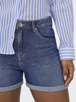 Only ONLJOSEPHINESTRETCH SHORTS DNM AZG : Medium Blue Denim | Freewear ONLJOSEPHINESTRETCH SHORTS DNM AZG : - www.freewear.nl - Freewear