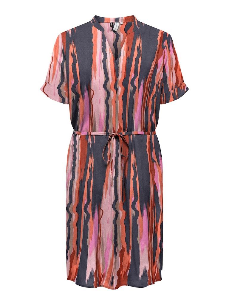 Only Carmakoma Carnova Jurk Roze/rood