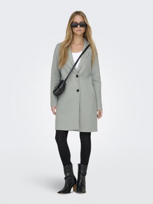 Only ONLSEDONA CARRIE COAT OTW NOOS Lichen/Melange | Freewear ONLSEDONA CARRIE COAT OTW NOOS - www.freewear.nl - Freewear