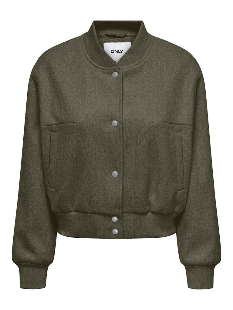 Only Nancy Life Short Bomberjacke Frauen,Unisex op kleur groen, Maat S