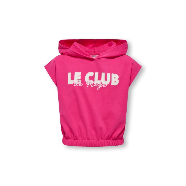 Only KOGAMANDA S/S HOOD UB SWT Fuchsia Purple/Le Club | Freewear KOGAMANDA S/S HOOD UB SWT - www.freewear.nl - Freewear