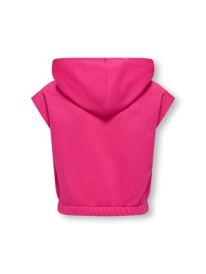 Only KOGAMANDA S/S HOOD UB SWT Fuchsia Purple/Le Club | Freewear KOGAMANDA S/S HOOD UB SWT - www.freewear.nl - Freewear