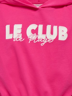 Only KOGAMANDA S/S HOOD UB SWT Fuchsia Purple/Le Club | Freewear KOGAMANDA S/S HOOD UB SWT - www.freewear.nl - Freewear