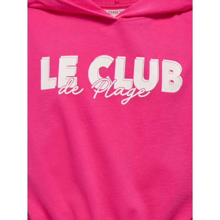 Only KOGAMANDA S/S HOOD UB SWT Fuchsia Purple/Le Club | Freewear KOGAMANDA S/S HOOD UB SWT - www.freewear.nl - Freewear