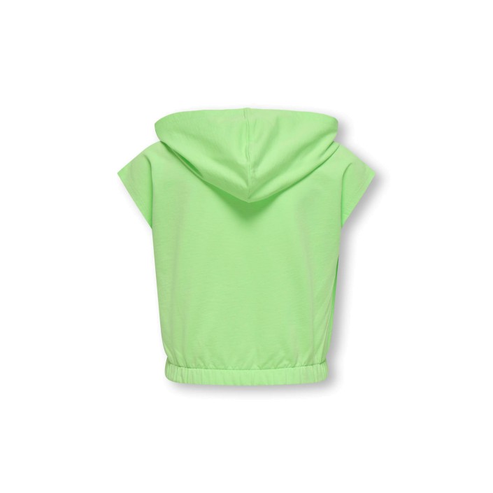 Only KOGAMANDA S/S HOOD UB SWT Paradise Green/Le Club | Freewear KOGAMANDA S/S HOOD UB SWT - www.freewear.nl - Freewear