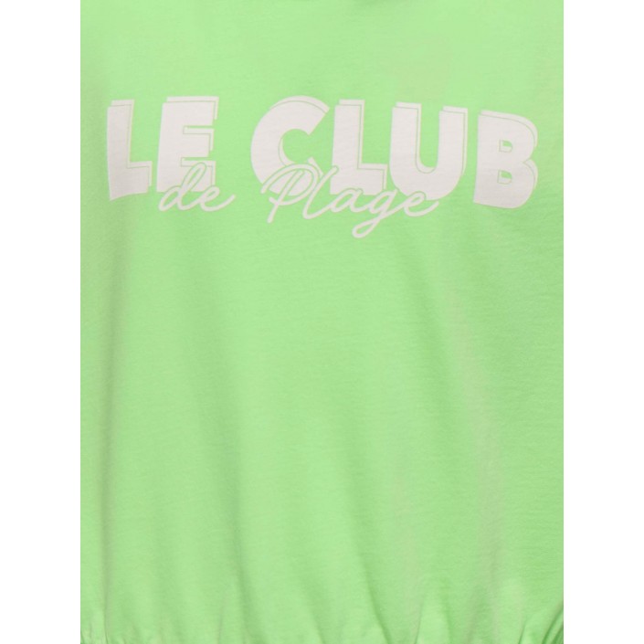Only KOGAMANDA S/S HOOD UB SWT Paradise Green/Le Club | Freewear KOGAMANDA S/S HOOD UB SWT - www.freewear.nl - Freewear