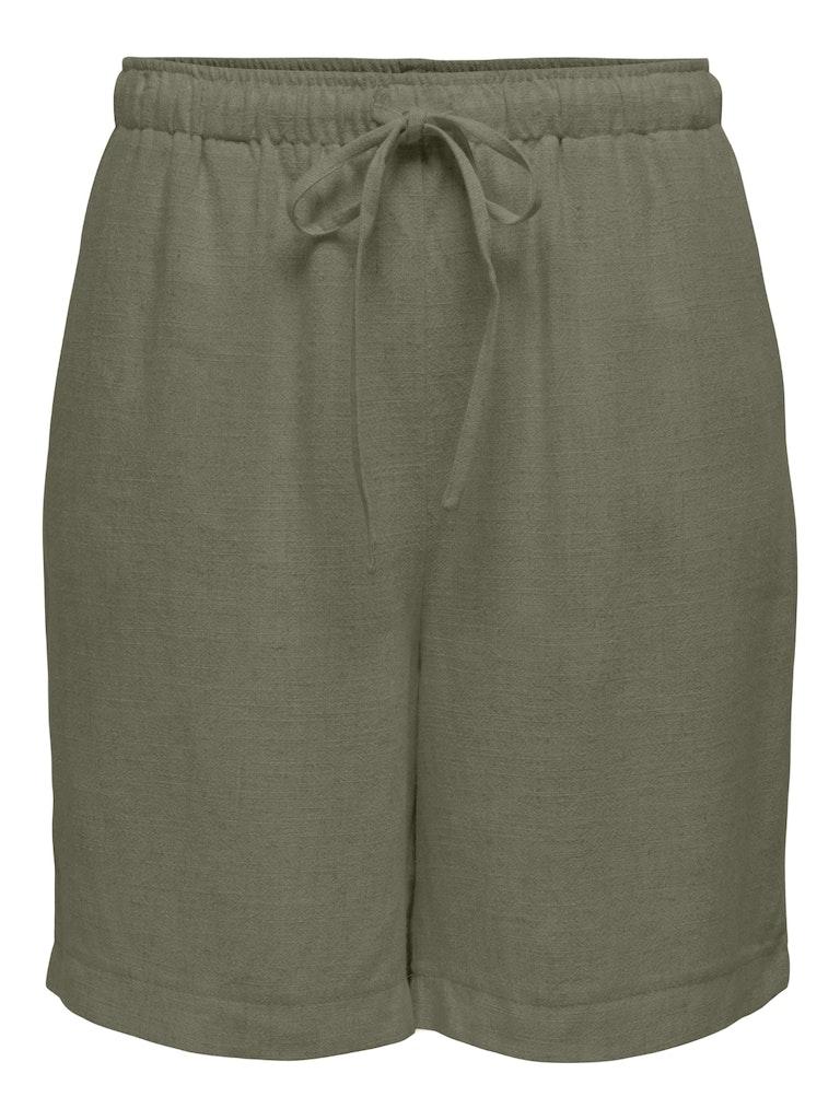 Only Onlsiesta Mw Pull-up Linen Bl Short: