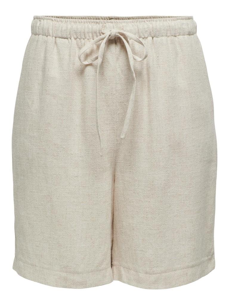 Only Onlsiesta Mw Pull up Linen Bl Short