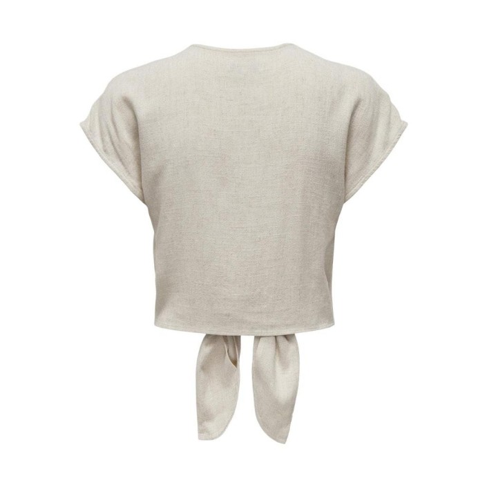 Only ONLSIESTA SS KNOT LIN BL SHIRT PNT : Moonbeam | Freewear ONLSIESTA SS KNOT LIN BL SHIRT PNT : - www.freewear.nl - Freewear