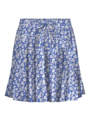 Only ONLNALA LIFE SKORT WVN NOOS Marina/WHITE FLOWER | Freewear ONLNALA LIFE SKORT WVN NOOS - www.freewear.nl - Freewear