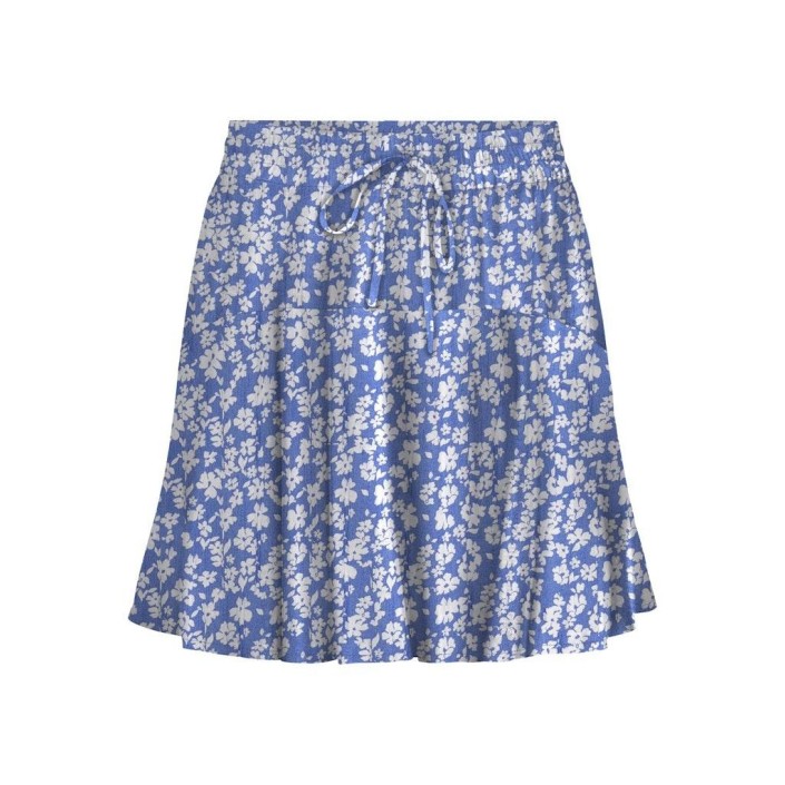 Only ONLNALA LIFE SKORT WVN NOOS Marina/WHITE FLOWER | Freewear ONLNALA LIFE SKORT WVN NOOS - www.freewear.nl - Freewear