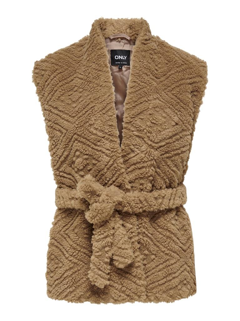 ONLY ONLGANJA TEDDY WAISTCOAT LIFE CC OTW Dames Gilet - Maat XL