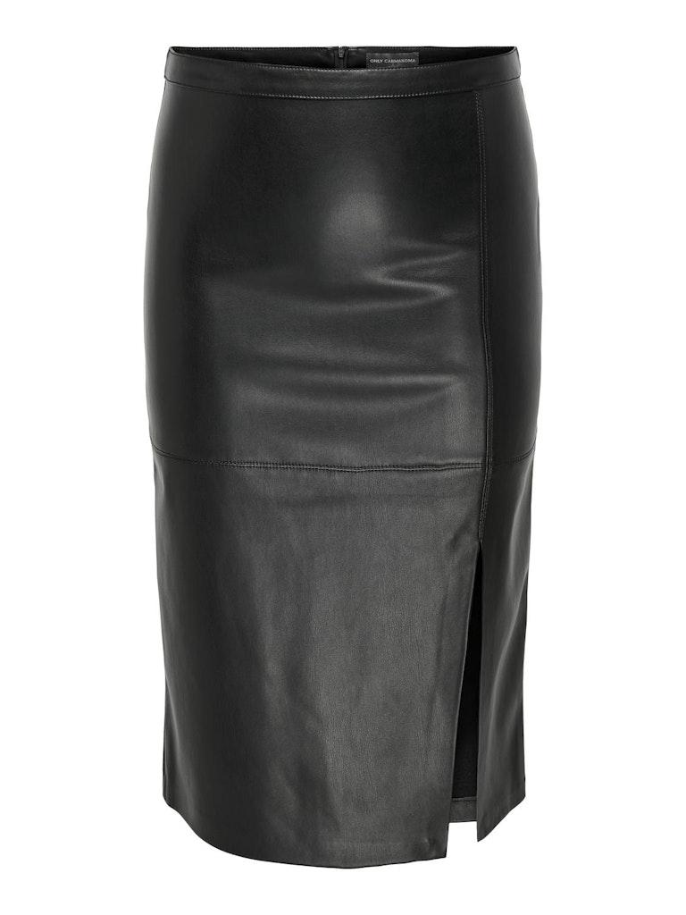 Carmakoma (Maatje Meer) Carnewoline Faux Leather Skirt Otw