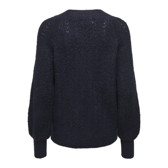 Only ONLLUCILLA LS GLITTER V-NECK KNT Night Sky/DTM Glitter | Freewear ONLLUCILLA LS GLITTER V-NECK KNT - www.freewear.nl - Freewear