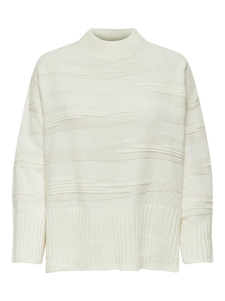 ONLY ONLIMA LS LOOSE STRUC HIGHNECK CC KNT Dames Trui - Maat XL
