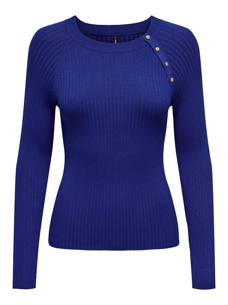 ONLY ONLMEDDI LS BUTTON DETAIL O-NECK Dames Trui - Maat XL