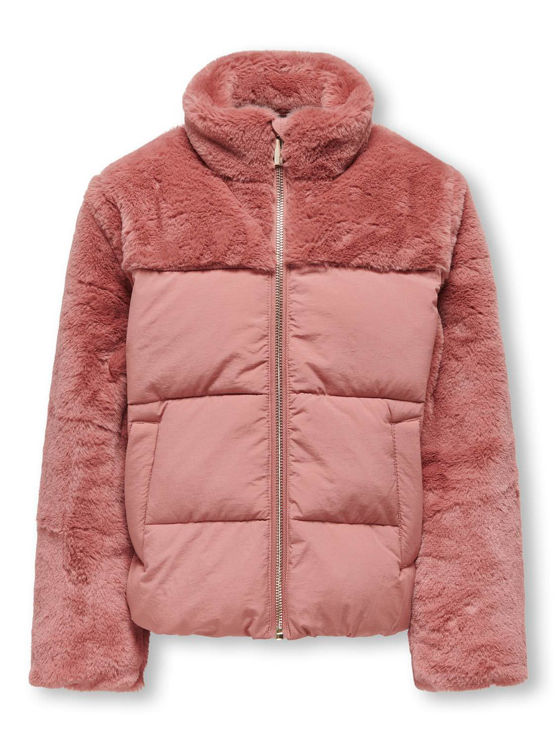 Only Wanja Fur Puffer Winterjas Meisjes