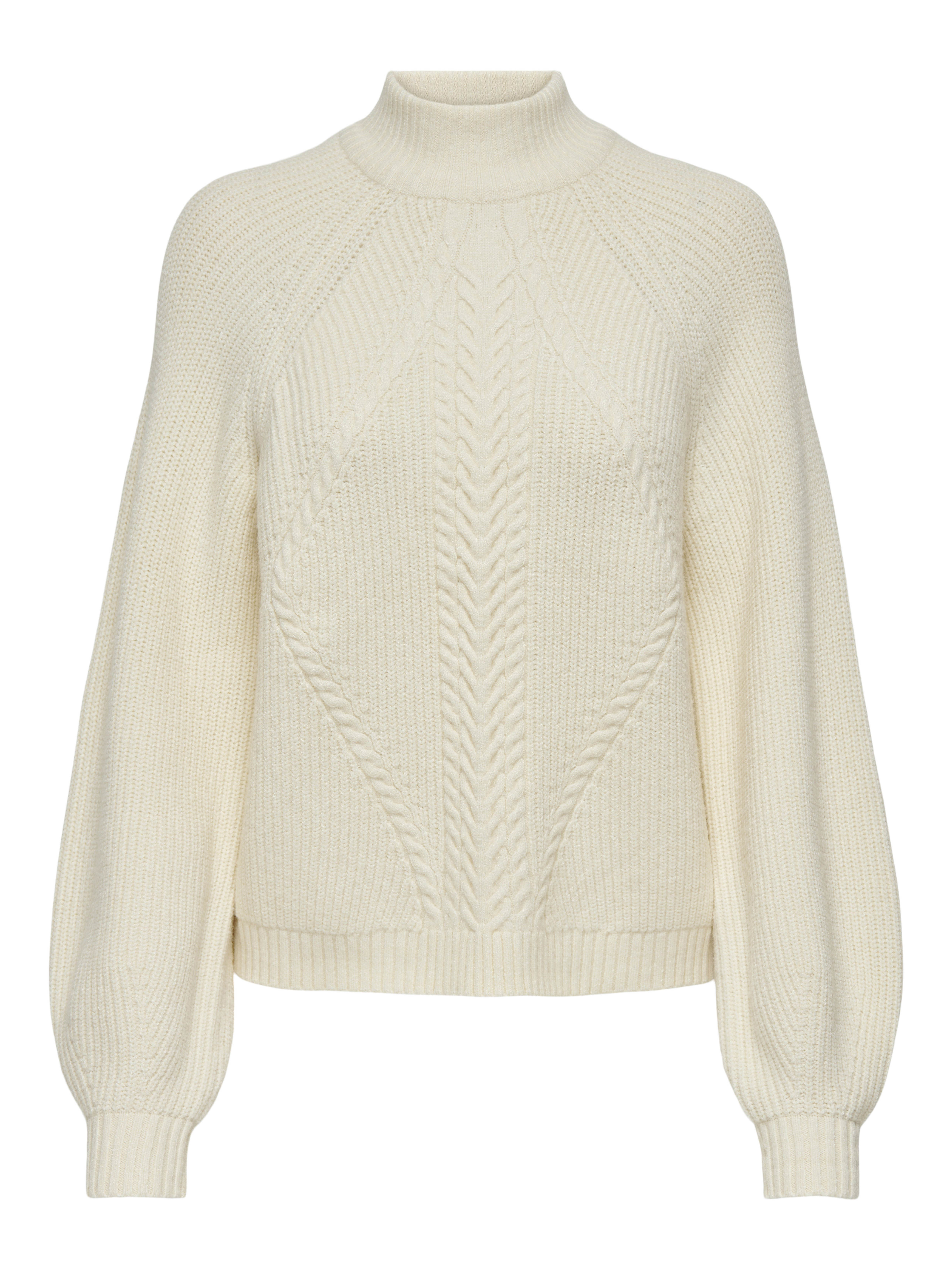 ONLY ONLKATIA LIFE LS DETAIL HIGHNECK CC KNT Dames Trui - Maat L